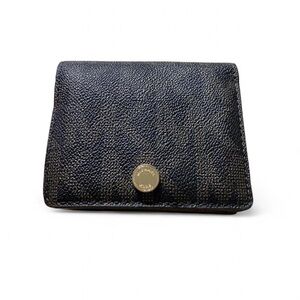 Michael Kors Small Bifold / Snap Wallet — Pebbled Leather w/ Gold Hardware